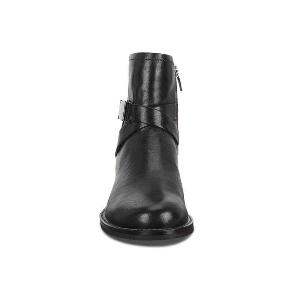 ECCO Womens Boots Black - Sartorelle 25 Buckled - RVP-903165